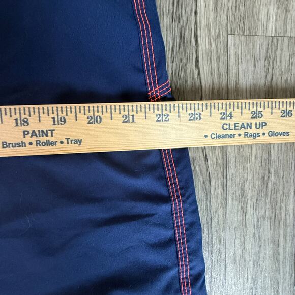 Hurley Men’s Solid Blue & Red Board Shorts Size 38 Quick-Dry, Drawstring - Picture 5 of 5